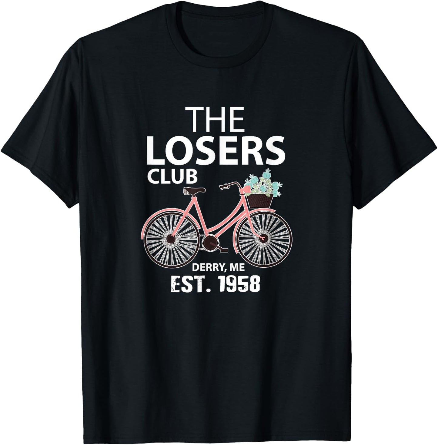 The Losers Club Derry Maine T-Shirt - T-Shirt | Black