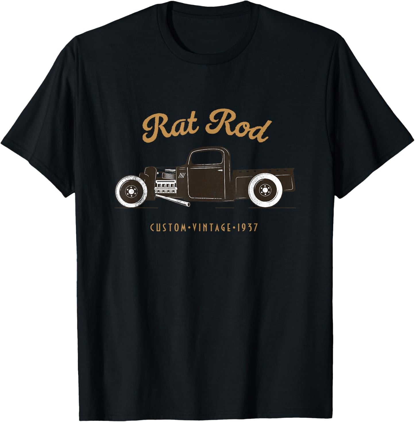 Rat Rod Vintage T-Shirt - T-Shirt | Black