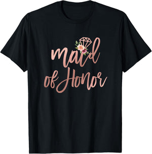 Wedding Shower for Sister from Bride to be Maid of Honor T-Shirt - T-Shirt | Black