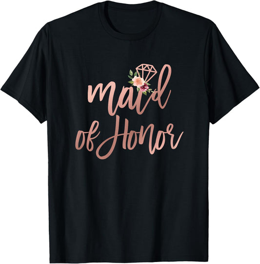 Wedding Shower for Sister from Bride to be Maid of Honor T-Shirt - T-Shirt | Black