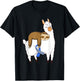 Cute Sloth Llama Type 1 T1D Diabetes Awareness Funny Gift T-Shirt - T-Shirt | Black