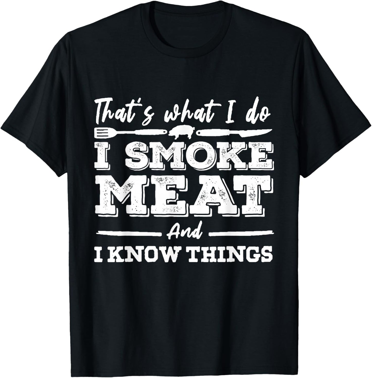 I'D SMOKE THAT - Funny Meat BBQ Season Smoker & Grilling T-Shirt - T-Shirt | Black