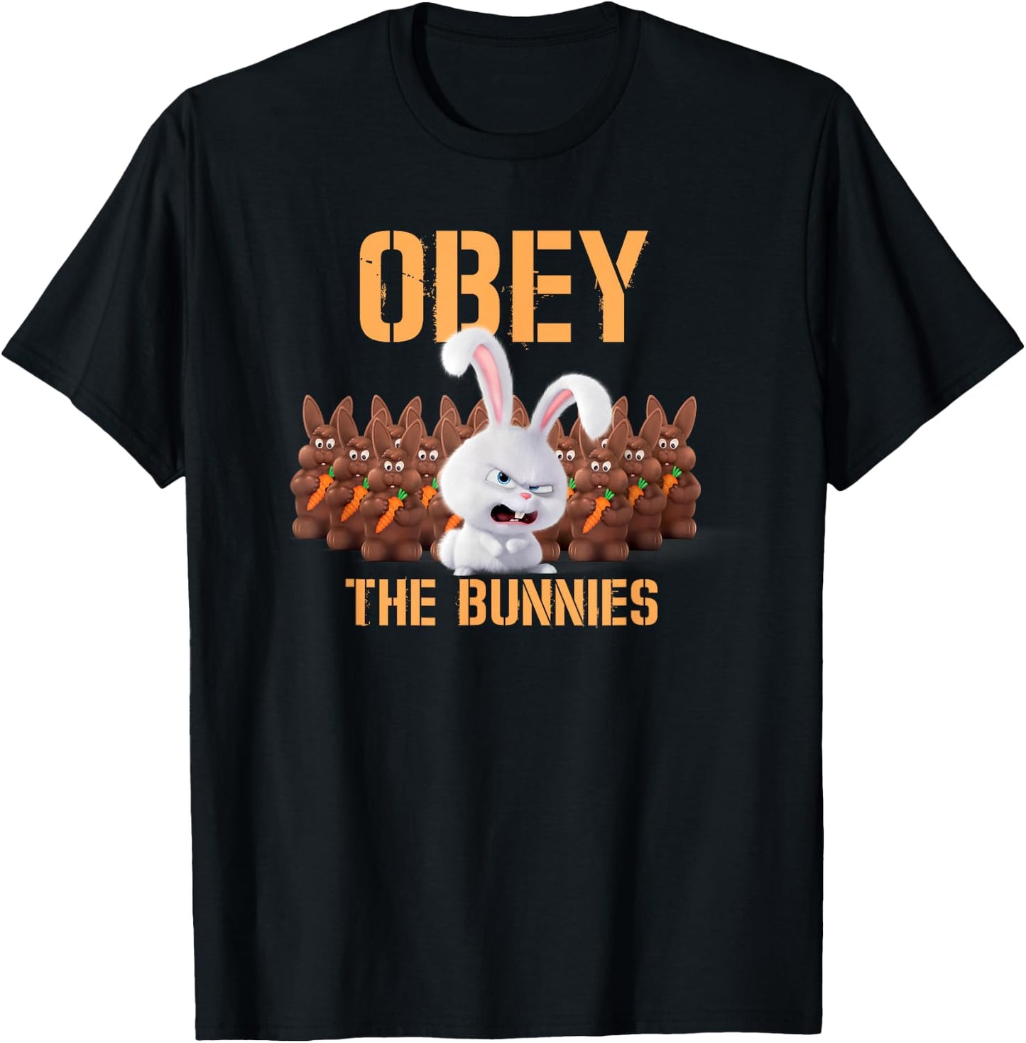 Pets 2 obey the rabbits T-Shirt - T-Shirt | Black