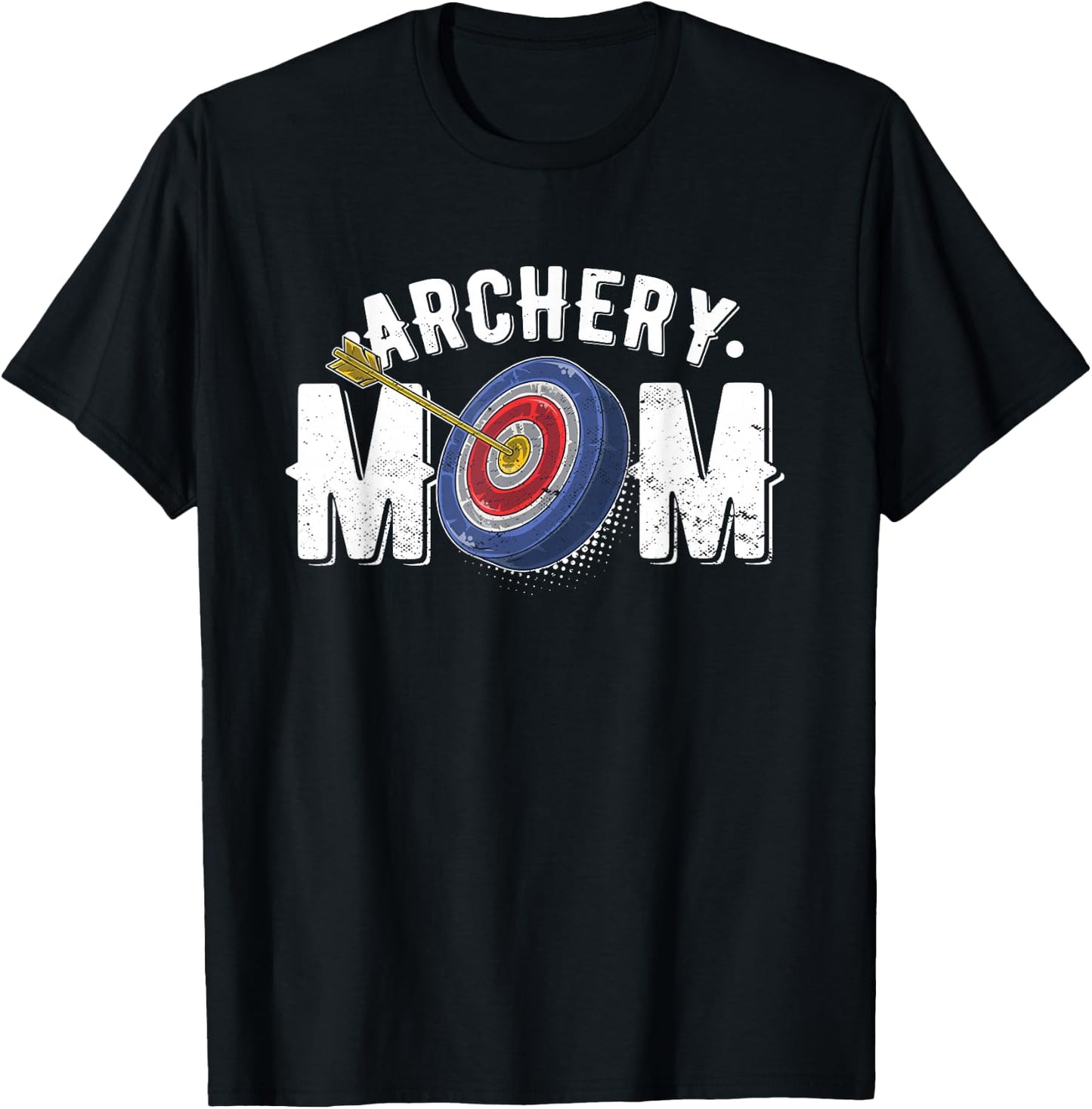 Archery Mom Bow Arrow Shooting Sports Hunter Women T-Shirt - T-Shirt | Black