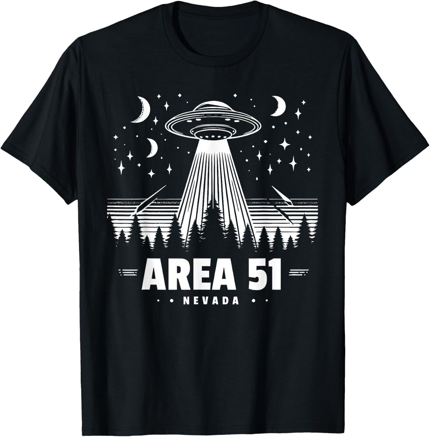 Area 51 Nevada UFO Alien Storm Area 51 T-Shirt - T-Shirt | Black