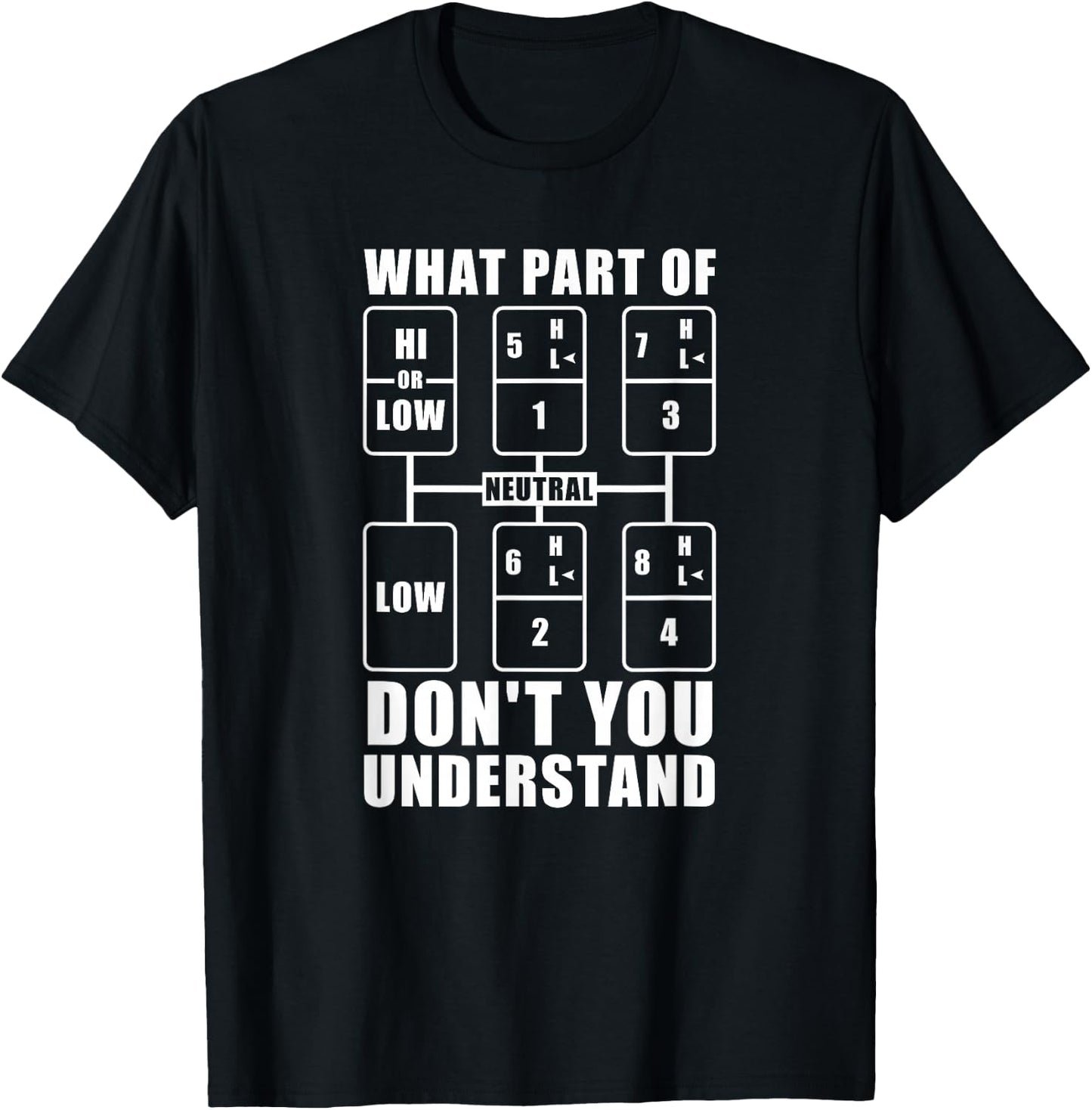 Truck Driver Truck Driver - Truck Driver T-Shirt - T-Shirt | Black
