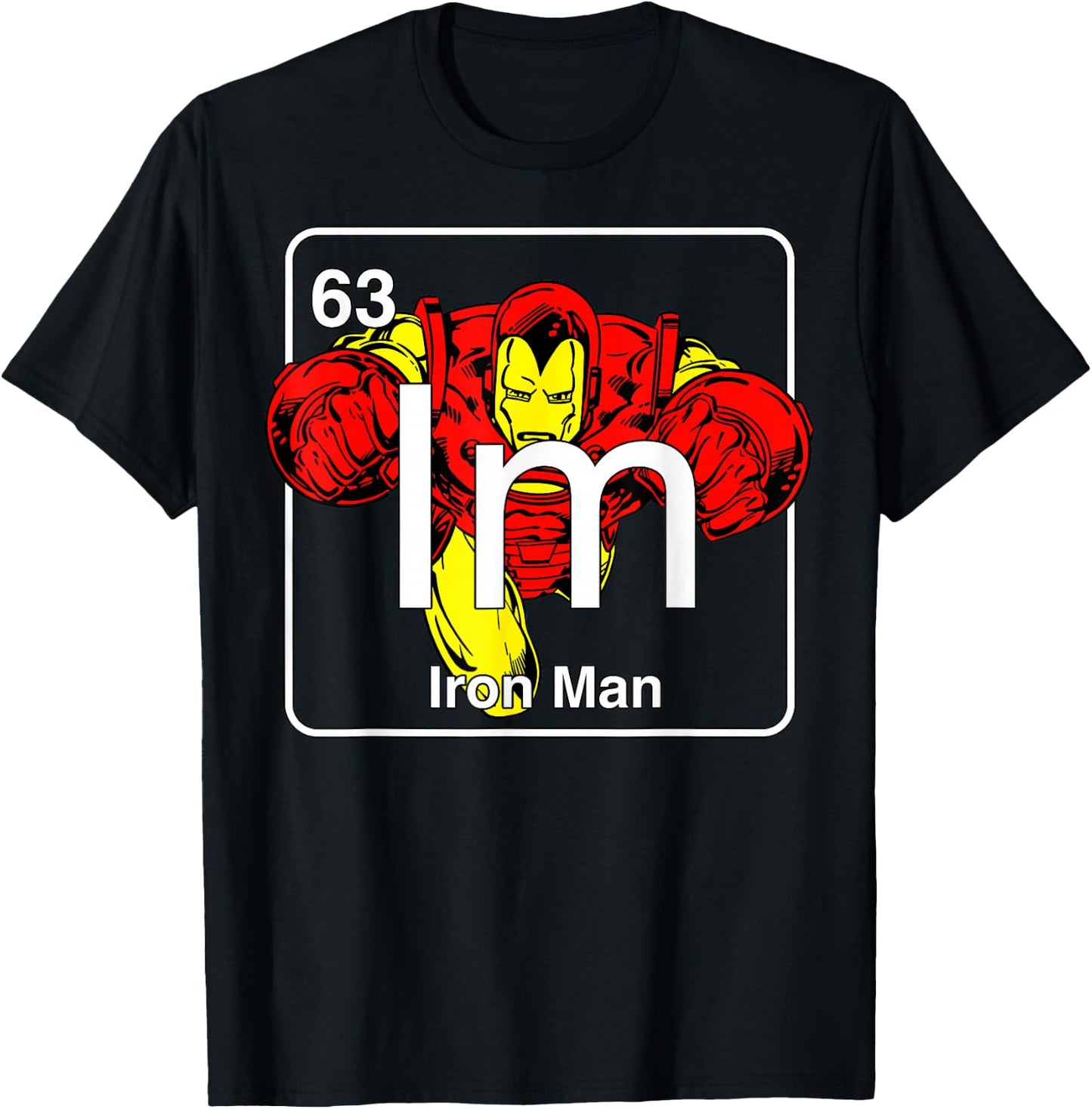 Marvel Avengers Iron Man Element T-Shirt - T-Shirt | Black