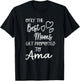 The Best Moms Get Promoted To Ama for Special Grandma T-Shirt - T-Shirt | Black