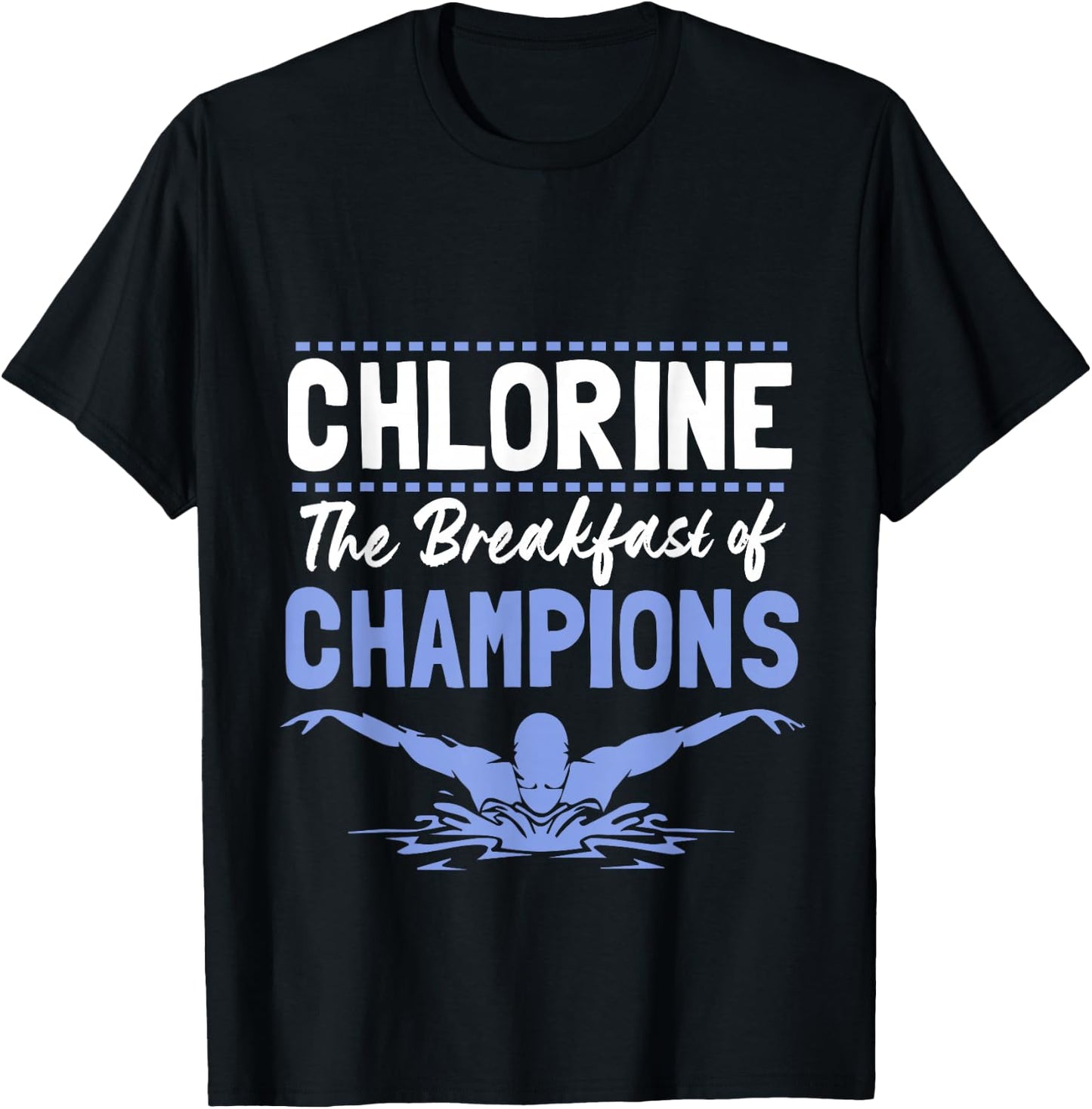 Chlorine Breakfast Of Champions T-Shirt - T-Shirt | Black