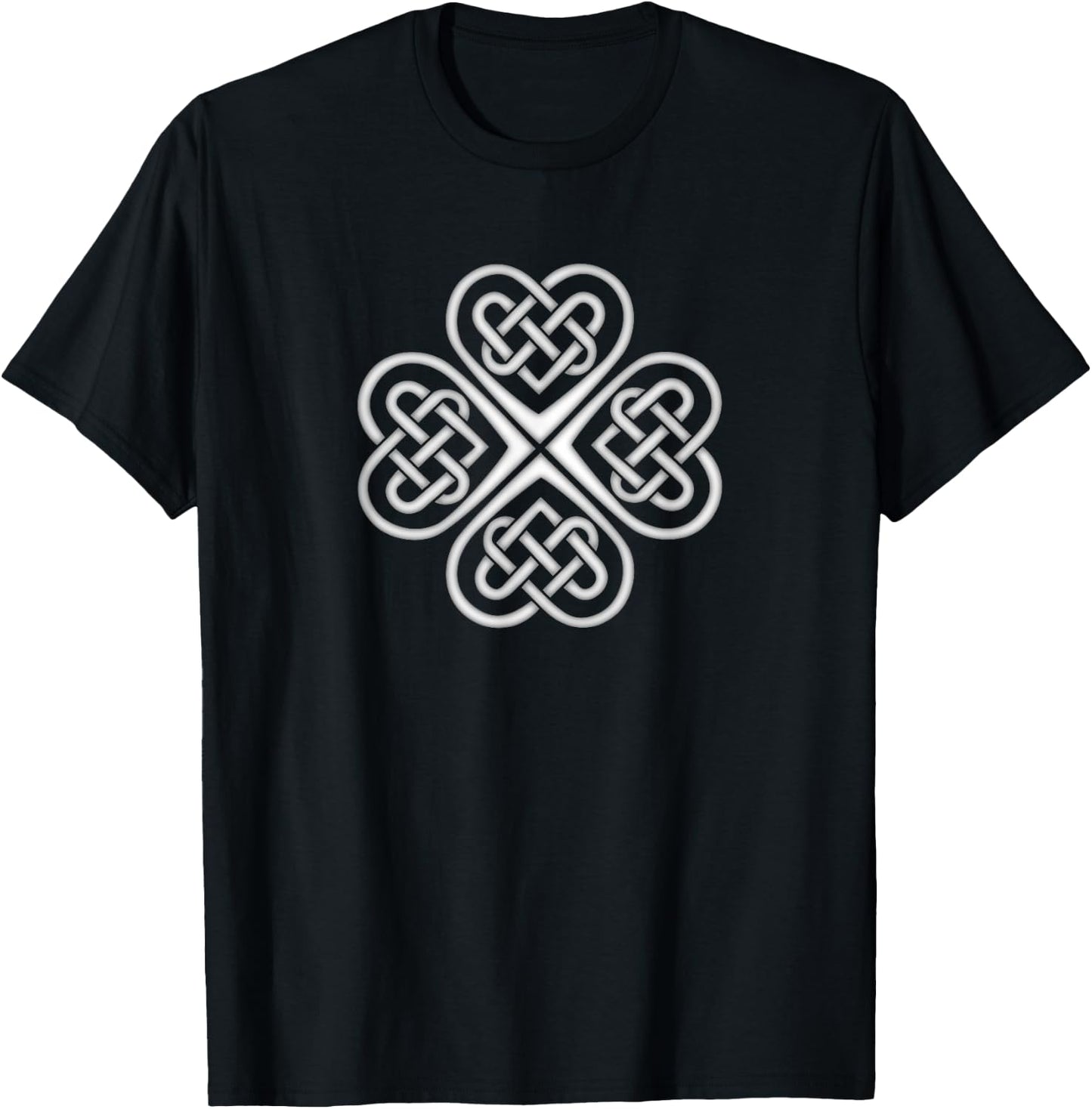 Shamrock, Celtic Knot, Irish Clover, St. Patricks Day, Celts T-Shirt - T-Shirt | Black