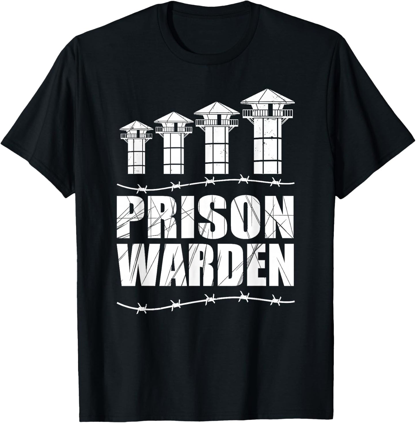 Correctional Officer - Prison Warden - Prison Guard Costume T-Shirt - T-Shirt | Black
