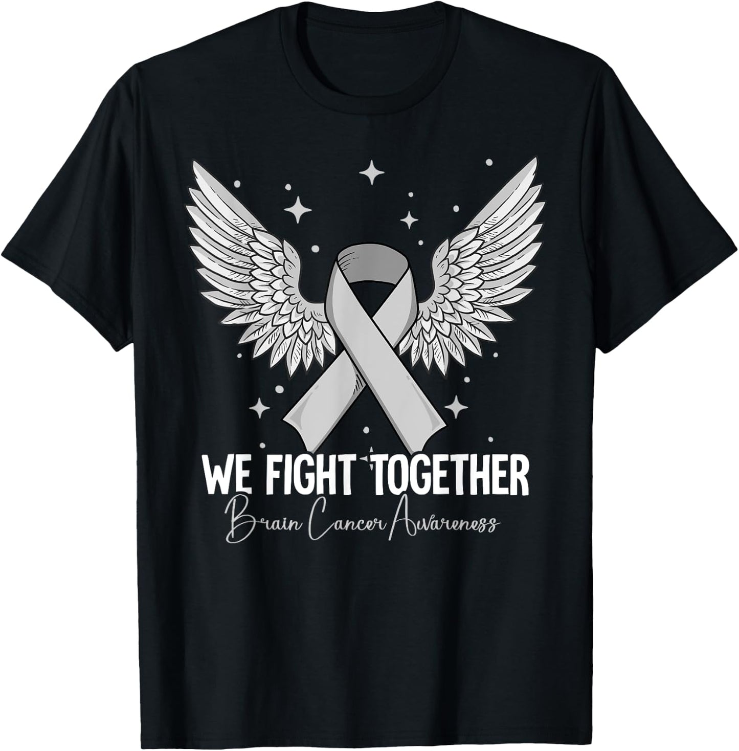 Brain Cancer Awareness T-Shirt - T-Shirt | Black