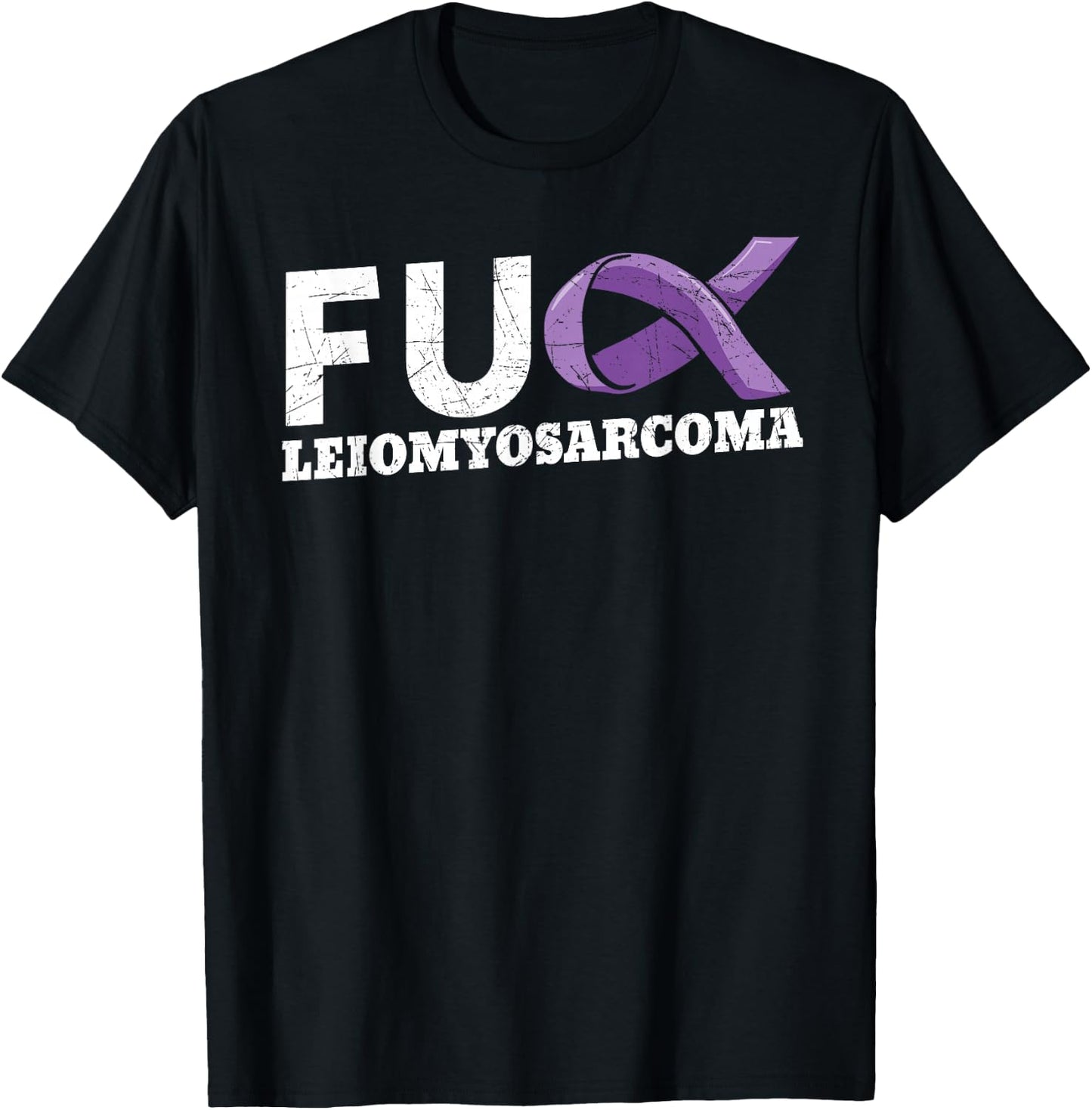 Leiomyosarcoma LMS Rare Cancer Warrior Soft-Tissue Sarcoma T-Shirt - T-Shirt | Black