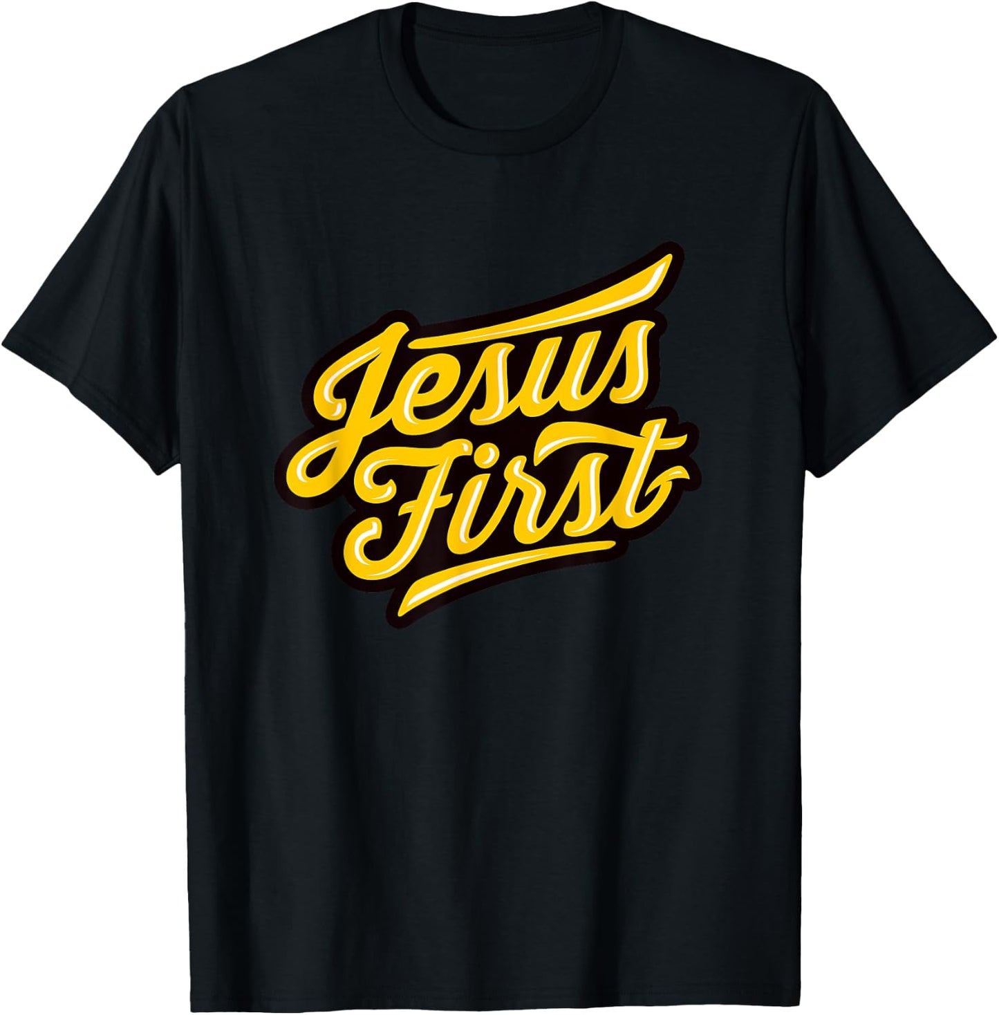 For a Biblical Marriage - Jesus First - Religious Christian T-Shirt - T-Shirt | Black