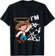 Kids I'm 2 Year Old Birthday Cowboy Squad Farmer Family Boy T-Shirt - T-Shirt | Black