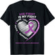 Men Dad Brother Son Grandson Hodgkins Lymphoma Awareness T-Shirt - T-Shirt | Black