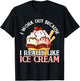 I Work Out Because I Really Like Ice Cream Fitness Cheat Day T-Shirt - T-Shirt | Black