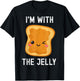 Funny Peanut Butter & Jelly Matching His & Hers Couples T-Shirt - T-Shirt | Black