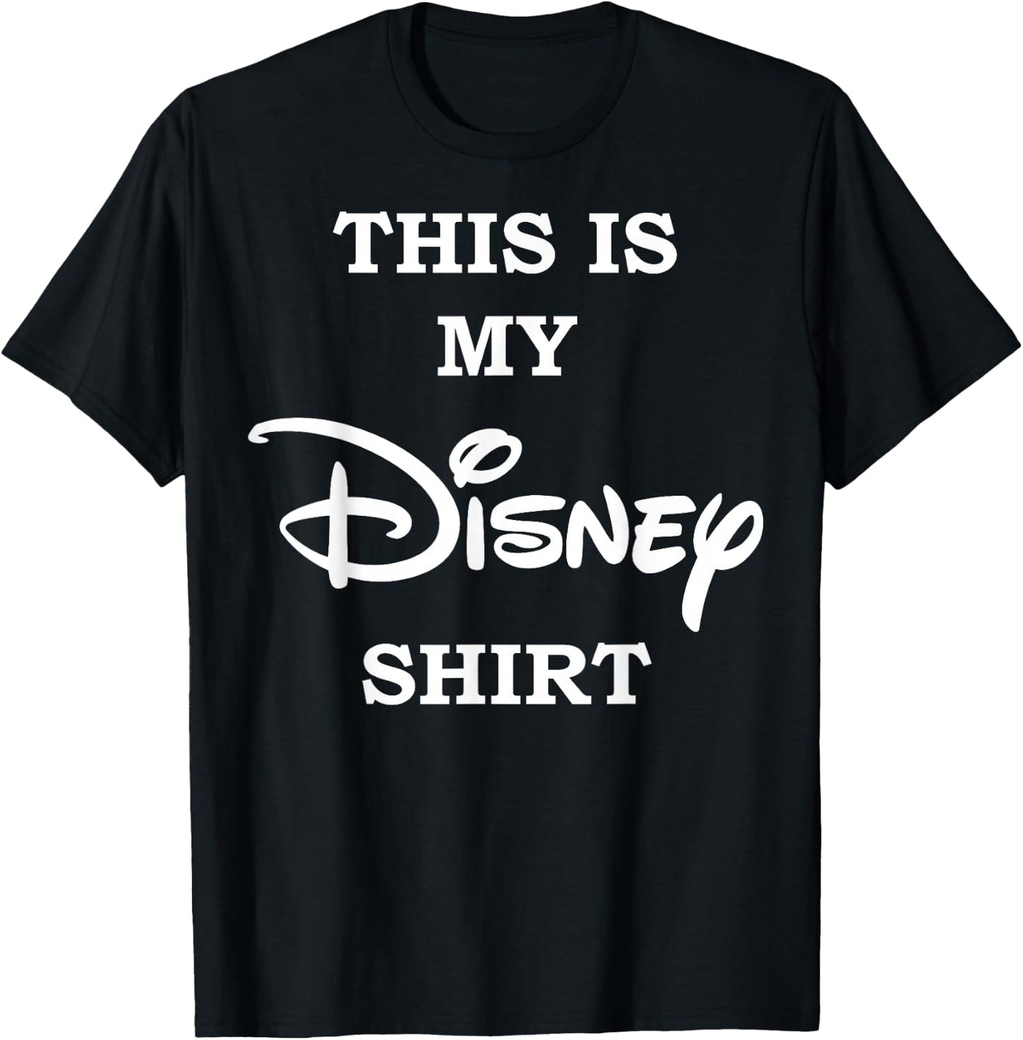 Disney This is My Disney Shirt Chest Logo T-Shirt - T-Shirt | Black