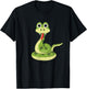 Reptile Kids Gift Cute Snake T-Shirt - T-Shirt | Black