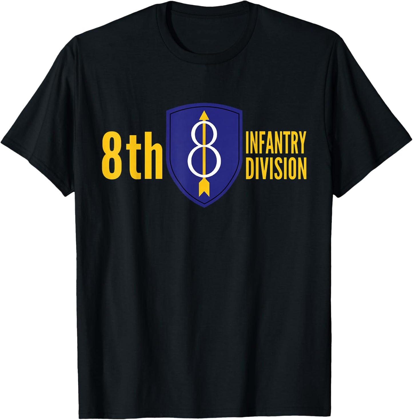 8th Infantry Division United States Army Pathfinder T-Shirt - T-Shirt | Black
