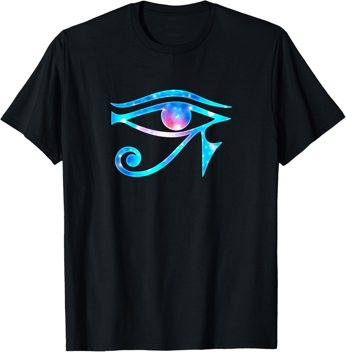 GALAXY STYLE by yuma Eye of Horus Egyptian Protection Symbol Lucky Charms T-Shirt - T-Shirt | Black