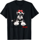 Schnauzer Mom Bandana Schnauzer Dog T-Shirt - T-Shirt | Black