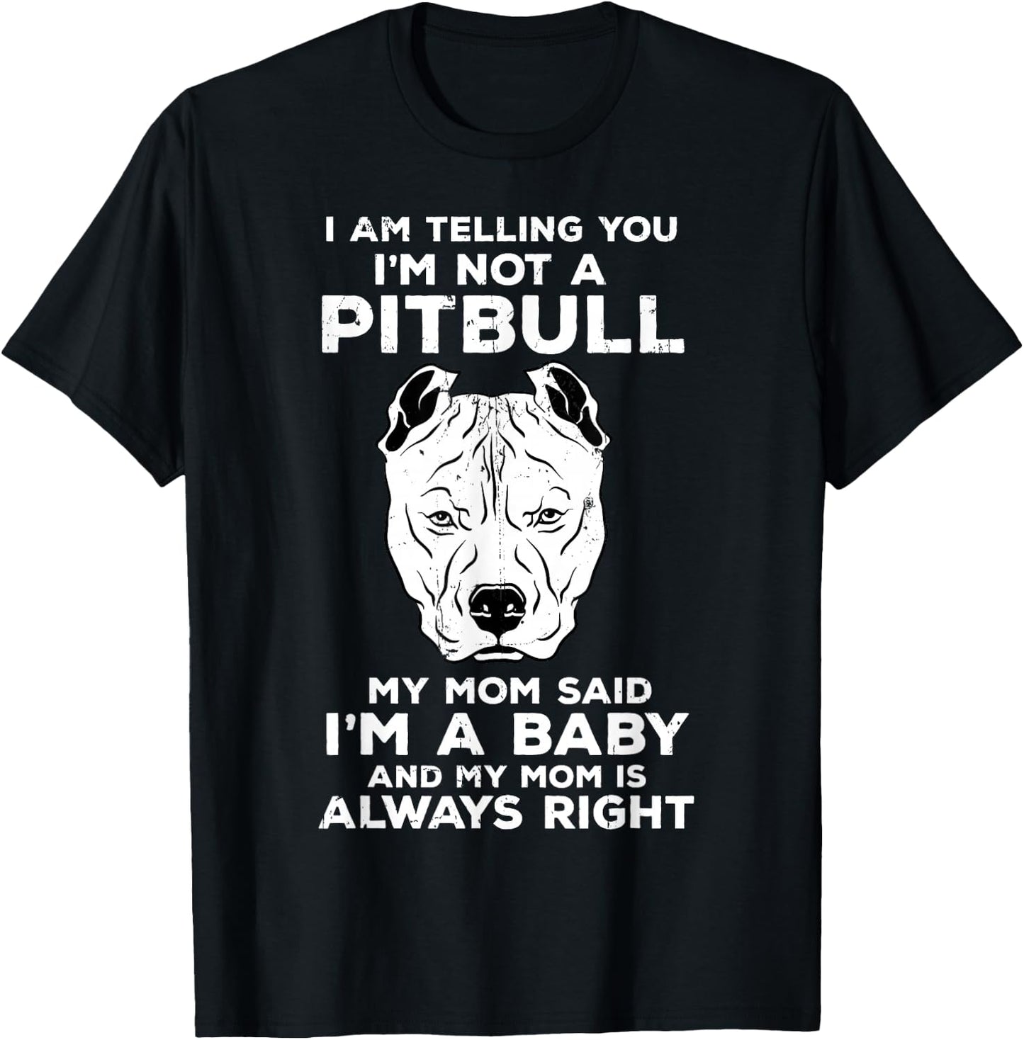 Pitbull Mom Pit Bull Terrier Dog Lover Owner Mommy Pibble T-Shirt - T-Shirt | Black