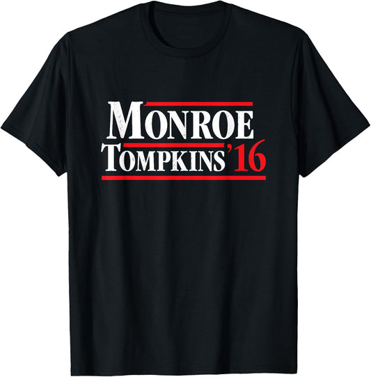 President James Monroe 1816 - Retro 4th of July T-Shirt - T-Shirt | Black