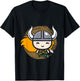 Cute Little Viking Girl T-Shirt - T-Shirt | Black