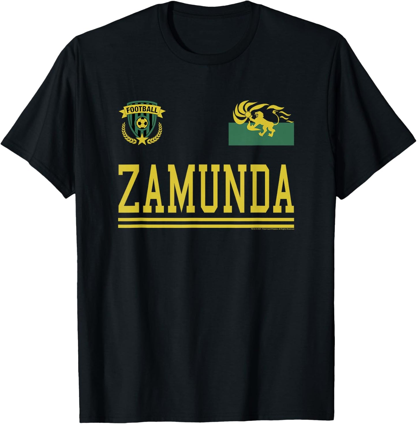 Coming to America Football Jersey T-Shirt - T-Shirt | Black