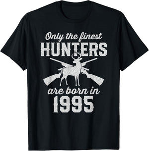 30 Year Old Deer Hunter: Hunting 1995 30th Birthday T-Shirt - T-Shirt | Black
