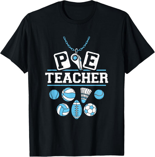 Physical Education Teacher - PE Teacher T-Shirt - T-Shirt | Black