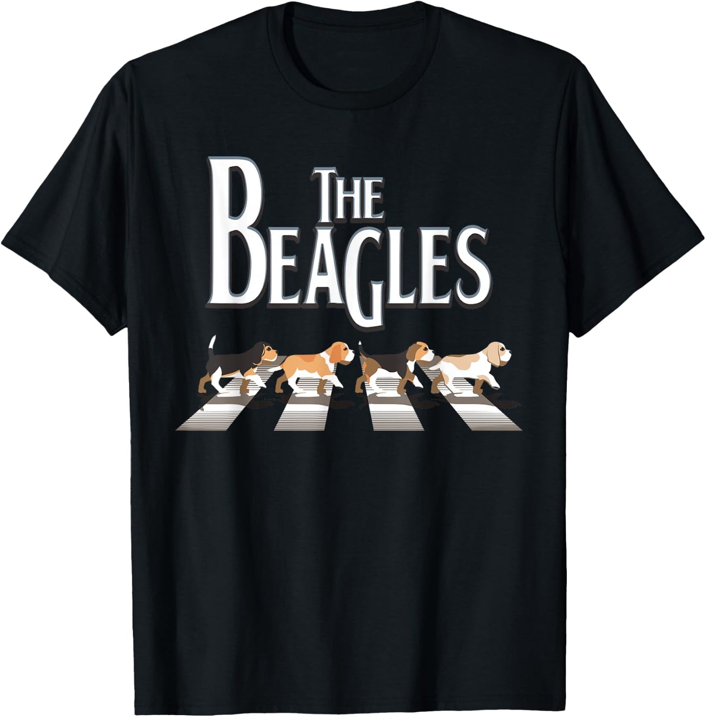 The Beagles, Beagle Dog Funny For Beagle Lovers T-Shirt - T-Shirt | Black