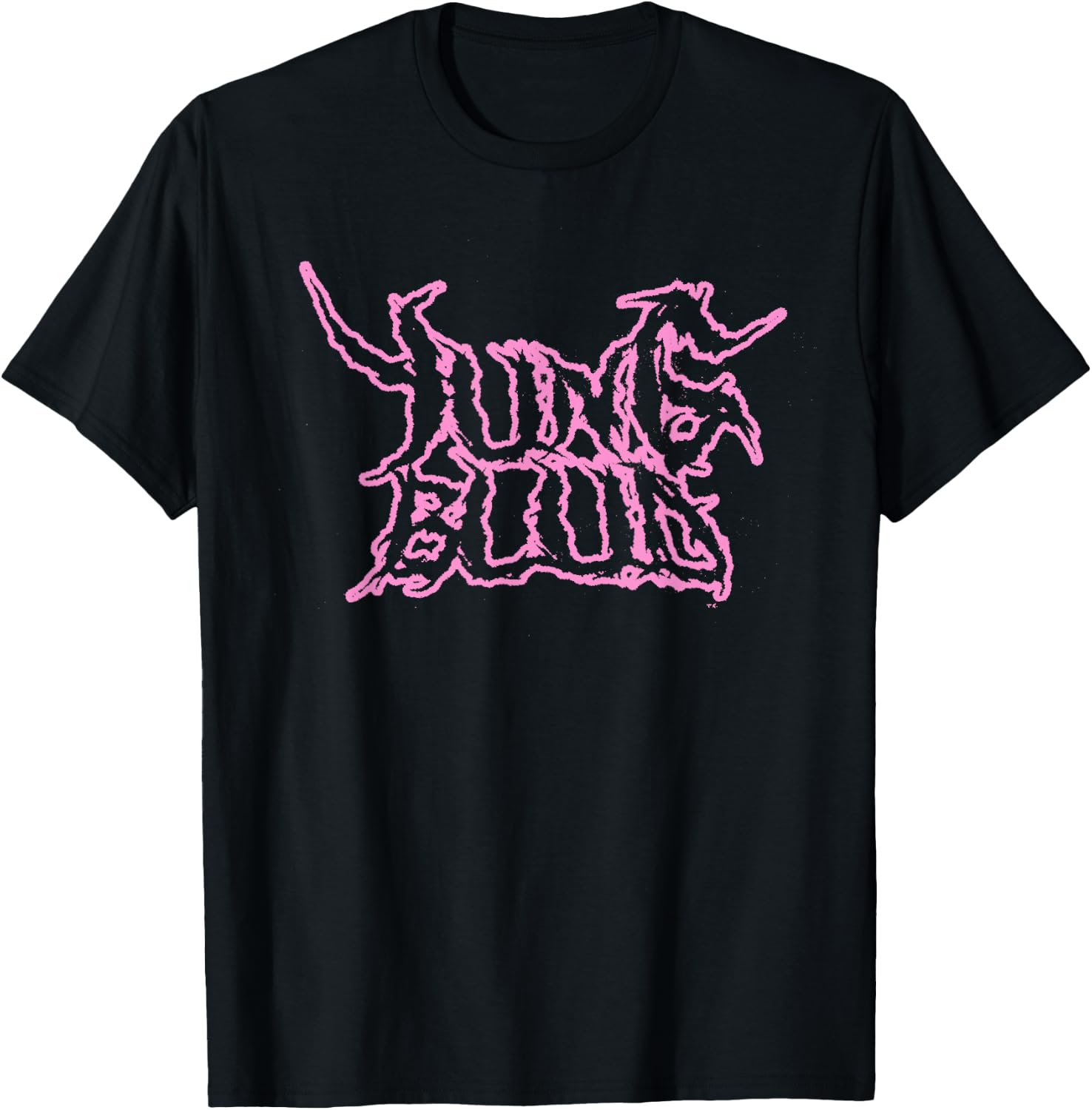Official Yungblud Deadhappy Pink & Black T-Shirt - T-Shirt | Black