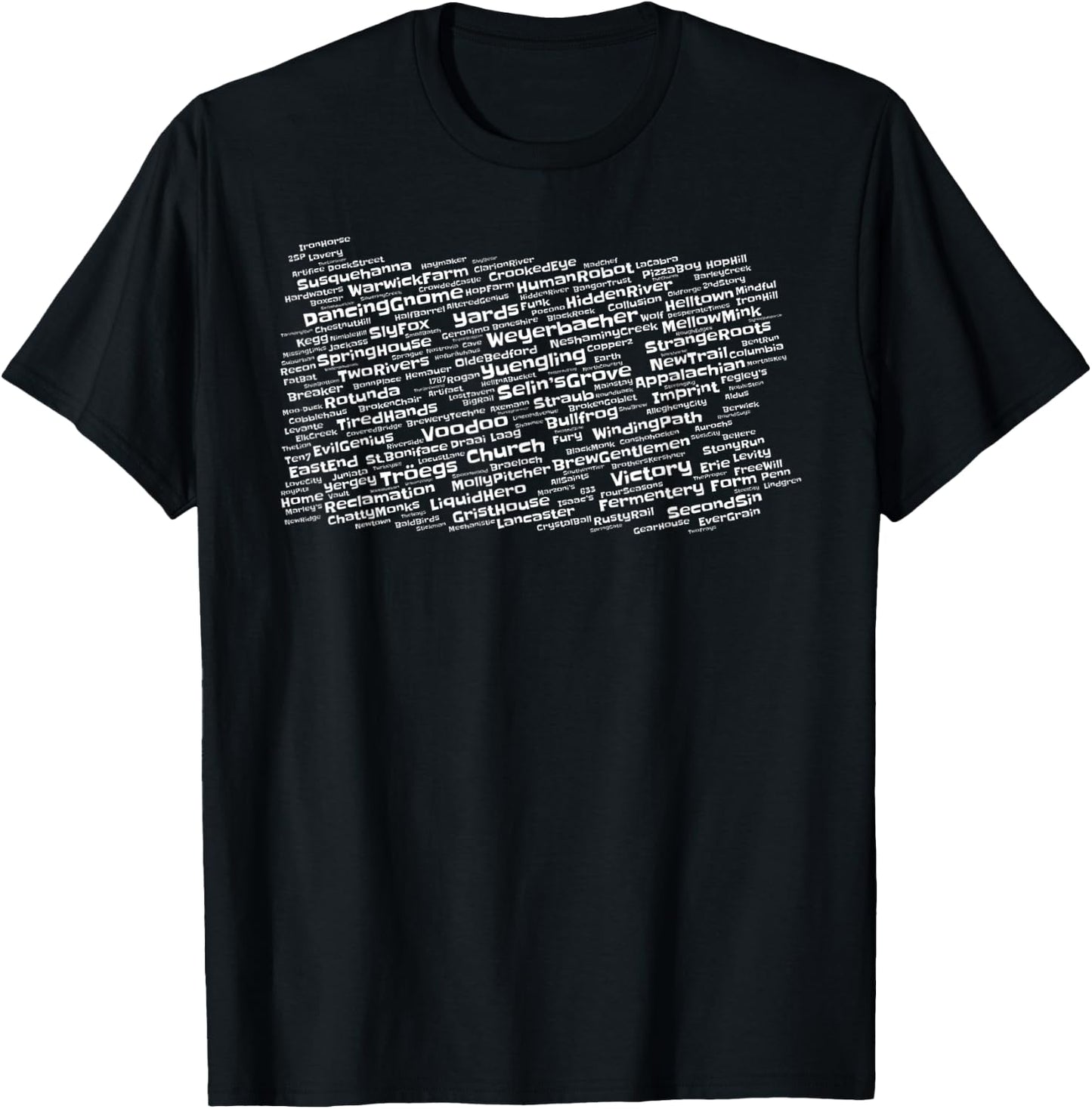 Pennsylvania Breweries T-Shirt - T-Shirt | Black