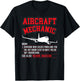 Aircraft Mechanic Definition Airplane Mechanic T-Shirt - T-Shirt | Black