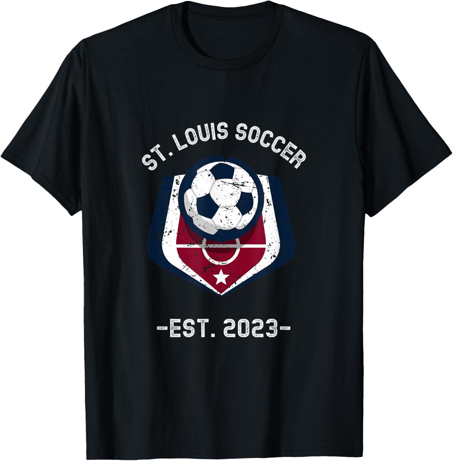 St. Louis Soccer/Football 2023 Small T-Shirt - T-Shirt | Black