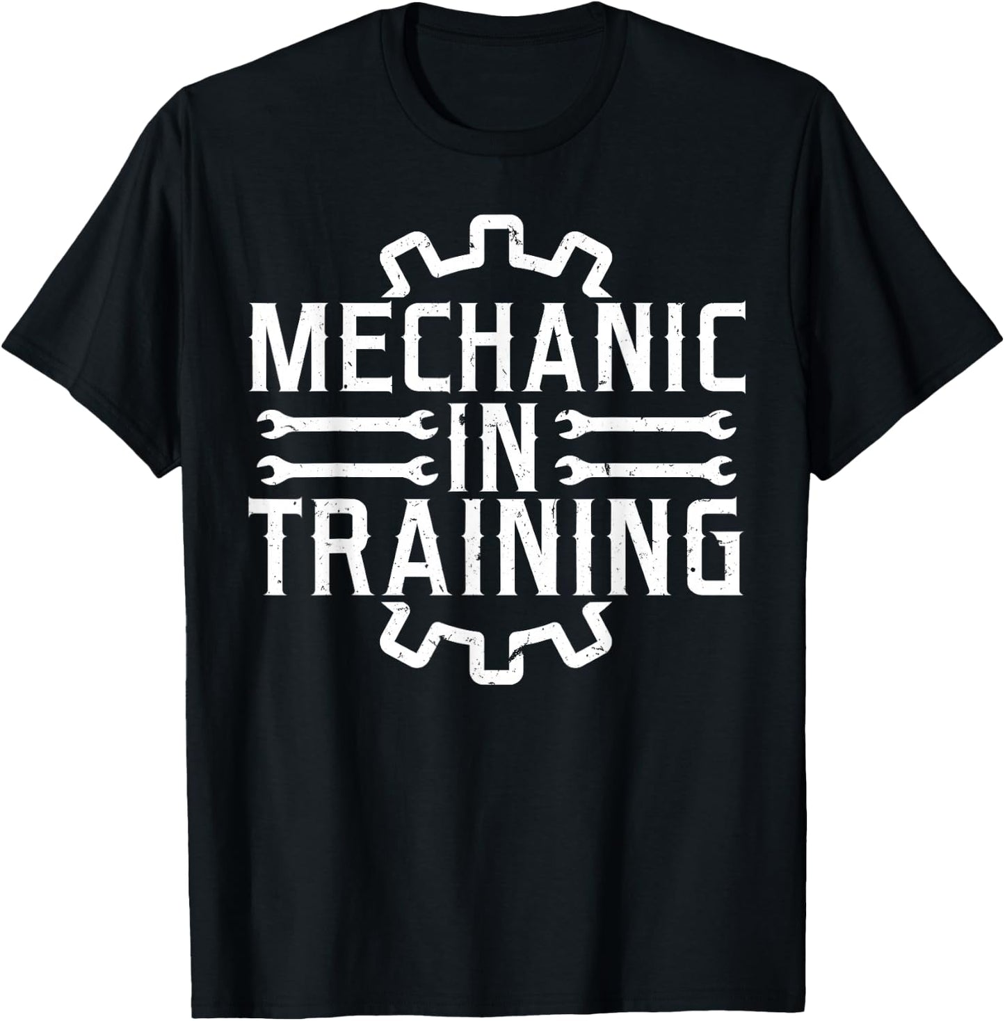 Diesel Aircraft Car Mechanic In Training T-Shirt - T-Shirt | Black