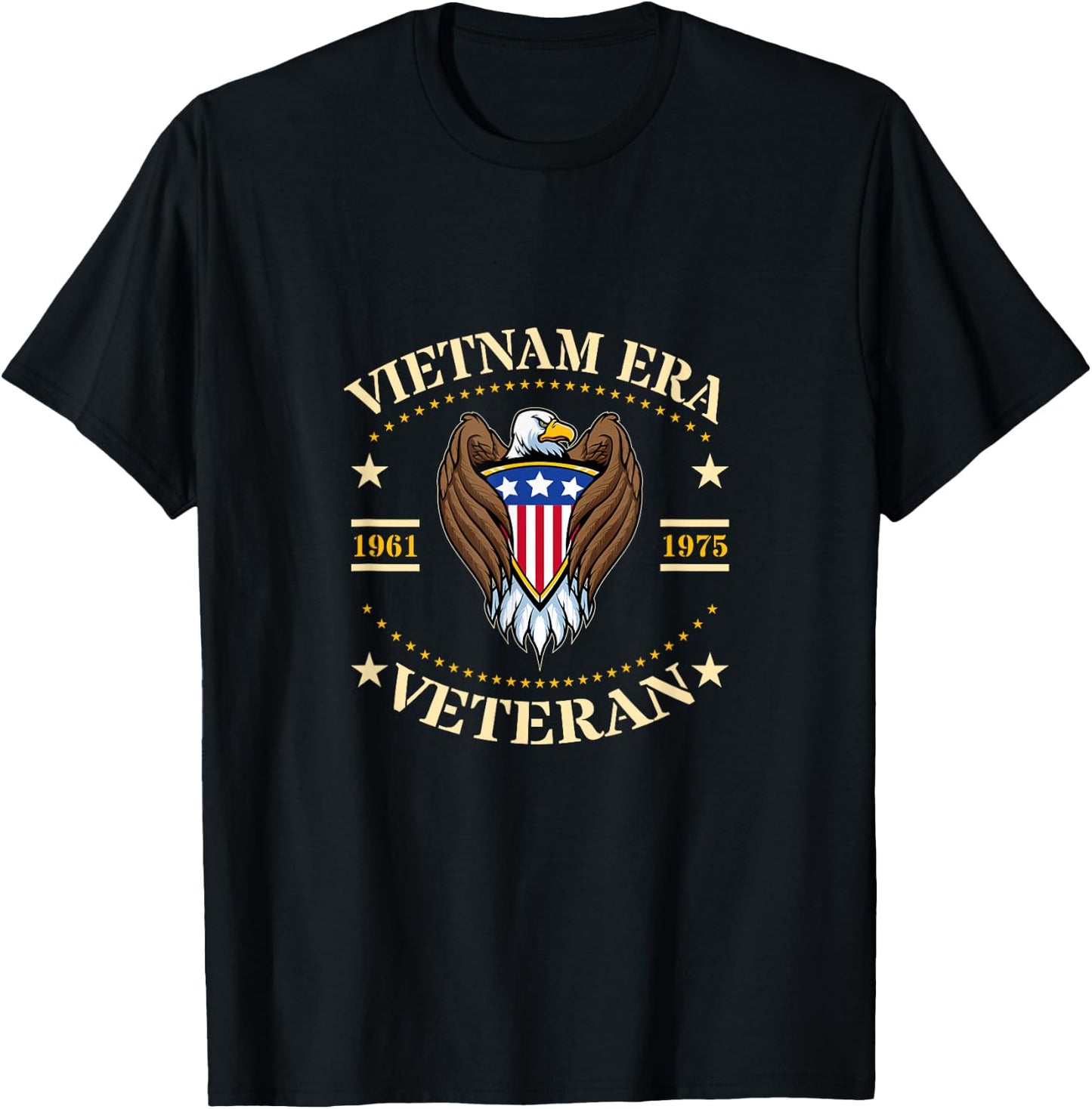 Vietnam Era Veteran 1961 - 1975 T-Shirt - T-Shirt | Black