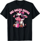 One Boujee Heifer Highland Cow Valentine Women T-Shirt - T-Shirt | Black