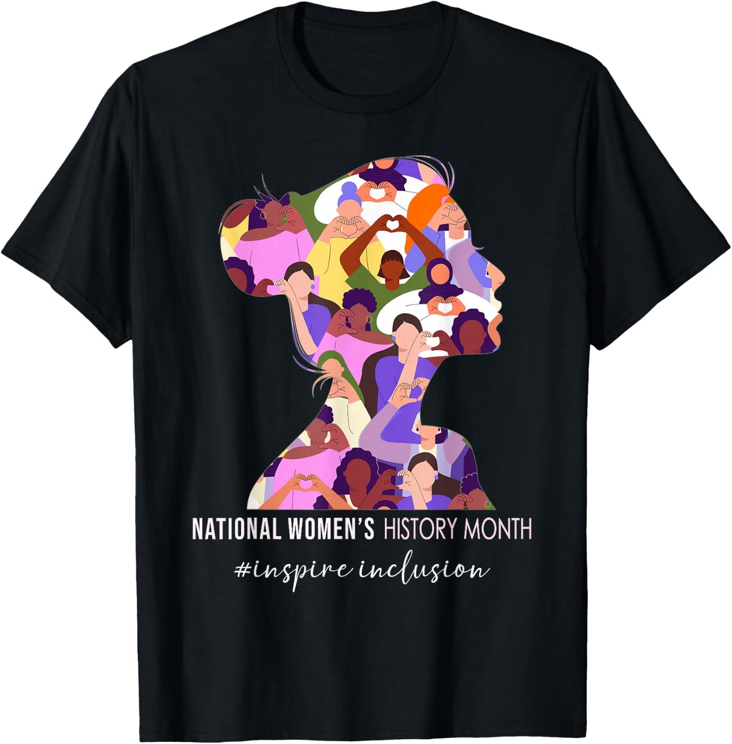National Women's History Month 2026 T-Shirt - T-Shirt | Black
