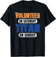 Volunteer on Saturday Titan on Sunday Sports Fans Nashville T-Shirt - T-Shirt | Black