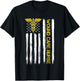 American Flag Wound Care Nurse | Nursing Department Wound T-Shirt - T-Shirt | Black