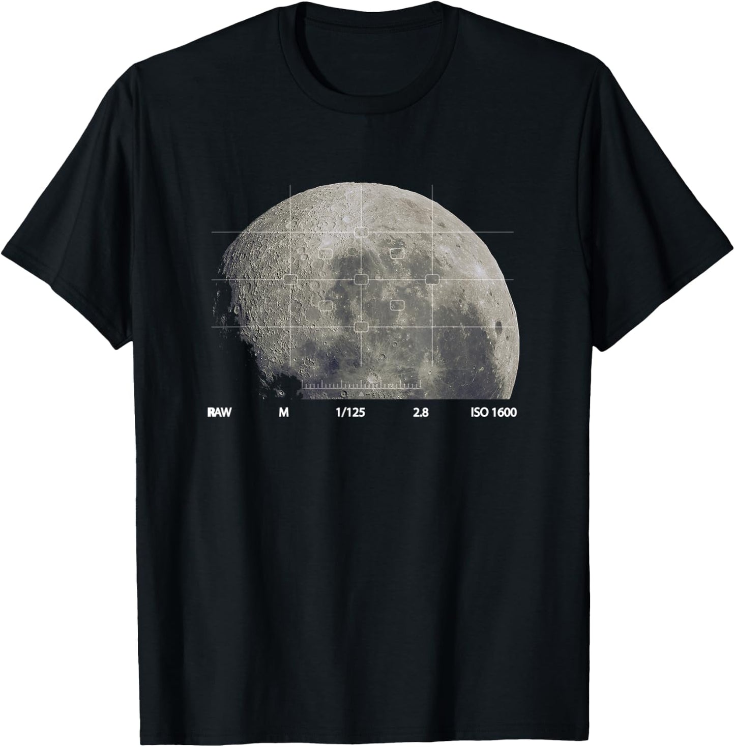 Astronomy Moon Photography Kids Men Women Astrophotography T-Shirt - T-Shirt | Black