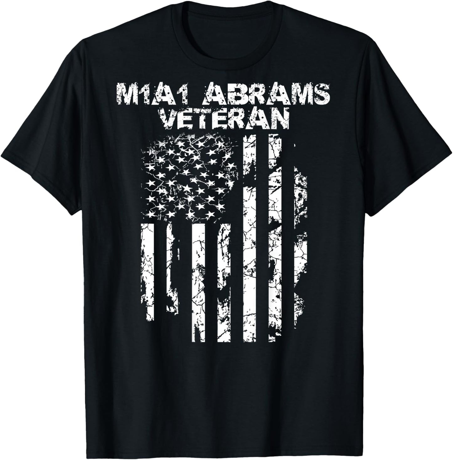 M1A1 Abrams Tank Veteran T-Shirt - T-Shirt | Black