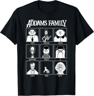 The Addams Family Yearbook T-Shirt - T-Shirt | Black