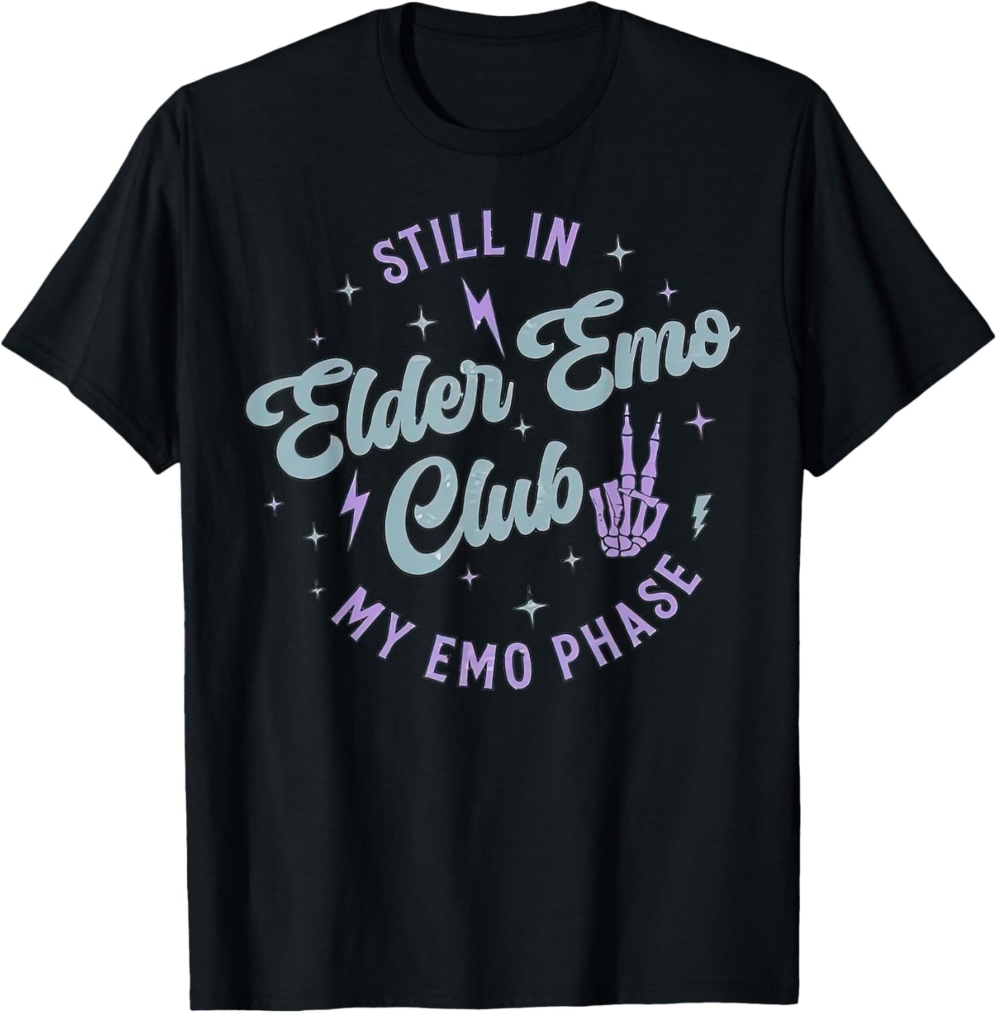 Emo Mom Club It Was Never A Phase T-Shirt - T-Shirt | Black