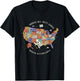 Visited All Fifty States USA all 50 states map T-Shirt - T-Shirt | Black