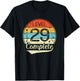 Level 29 Complete Retro 29th Wedding Anniversary T-Shirt - T-Shirt | Black